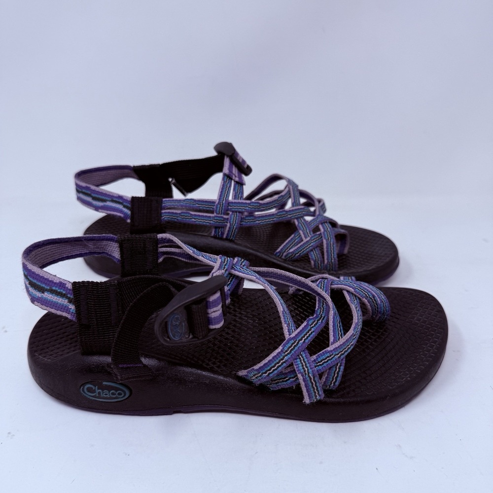 Chaco ZX2 Sandals Women's Blue & Purple Size 7 Adjustable Straps Outdoor Hiking
